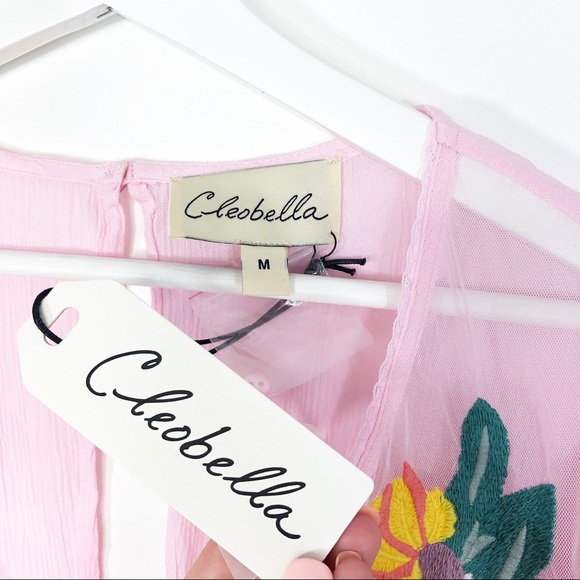 CLEOBELLA Hayden Mini Dress in Pink Size M - Picture 7 of 9